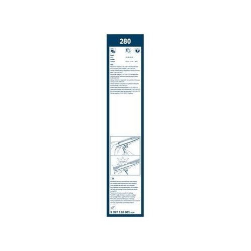 Bosch Wischblattsatz 280 3 397 118 801 Wischerblatt