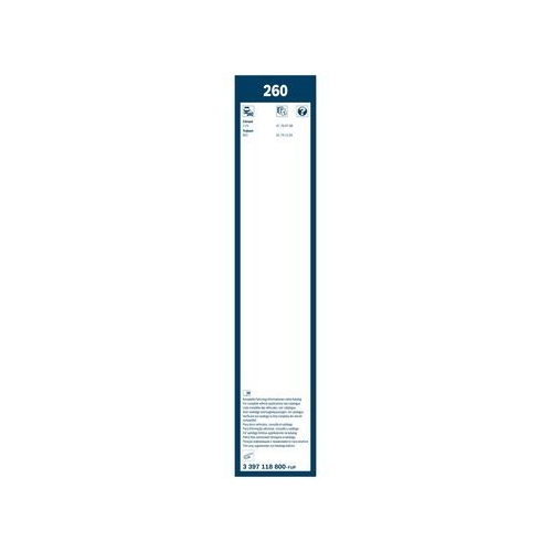Bosch Wischblattsatz 260 3 397 118 800 Wischerblatt
