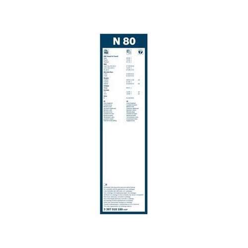 Bosch Wischblatt N80 3 397 018 180 Wischerblatt