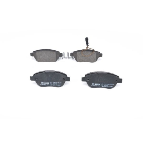 Bremsbelagsatz, Scheibenbremse BOSCH 0 986 424 596 f&uuml;r ALFA ROMEO CITRO&Euml;N FIAT