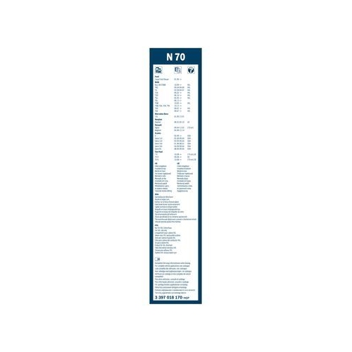Bosch Wischblatt N70 3 397 018 170 Wischerblatt