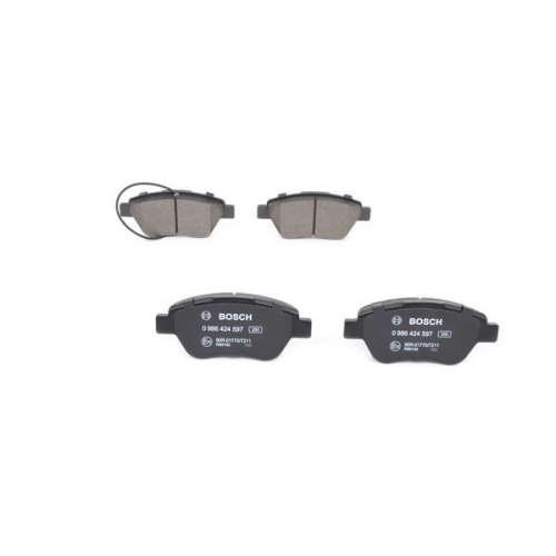 Bremsbelagsatz, Scheibenbremse BOSCH 0 986 424 597 f&uuml;r ALFA ROMEO CITRO&Euml;N FIAT