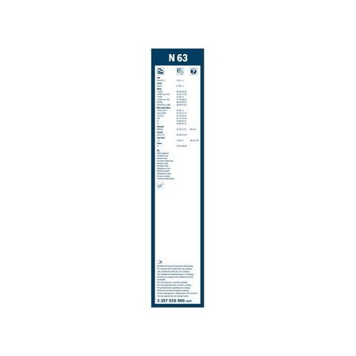 Bosch Wischblatt N63 3 397 018 966 Wischerblatt
