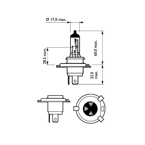 Gl&uuml;hlampe PHILIPS 12342LLECOB1 LongLife EcoVision f&uuml;r AEBI AUDI BMW CITRO&Euml;N DAF