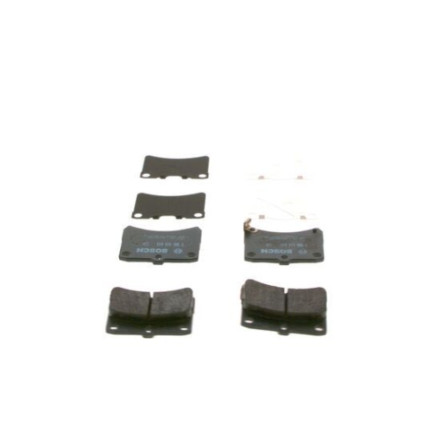 Bremsbelagsatz, Scheibenbremse BOSCH 0 986 424 643 f&uuml;r DAIHATSU, Vorderachse