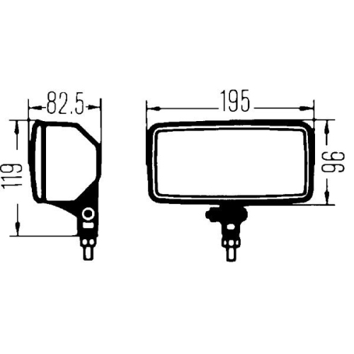 Nebelscheinwerfer HELLA 1ND 005 700-441 f&uuml;r, links, rechts