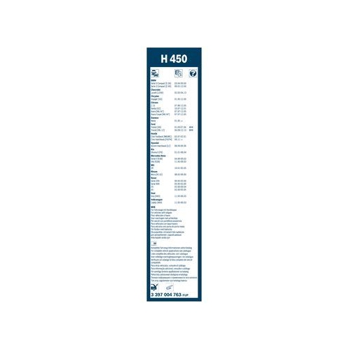 Bosch Wischblatt H450 3 397 004 763 Wischerblatt