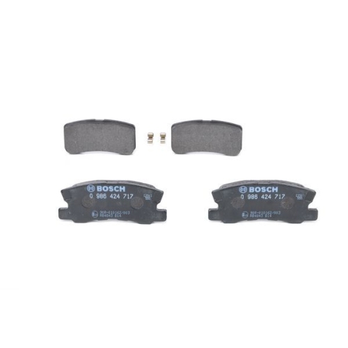 Bremsbelagsatz, Scheibenbremse BOSCH 0 986 424 717 f&uuml;r CHRYSLER CITRO&Euml;N DODGE