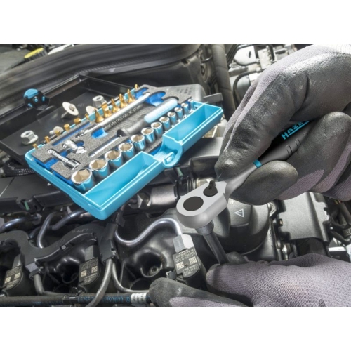 Steckschl&uuml;sselsatz HAZET 854 Safety-Insert-System, SmartCase f&uuml;r AUDI VW