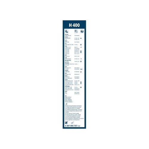 Bosch Wischblatt H400 3 397 004 757 Wischerblatt