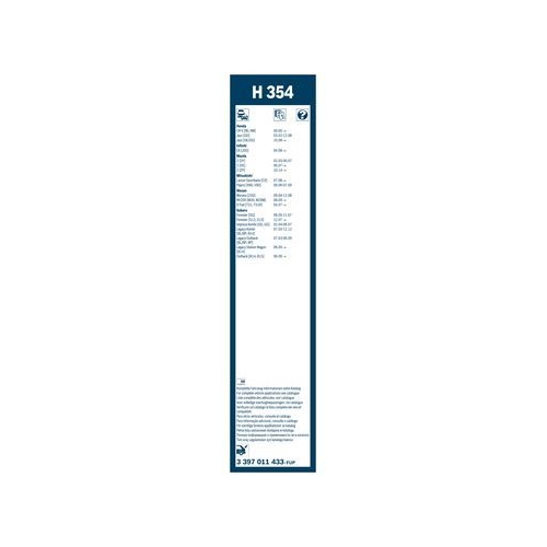 Bosch Wischblatt H354 3 397 011 433 Wischerblatt
