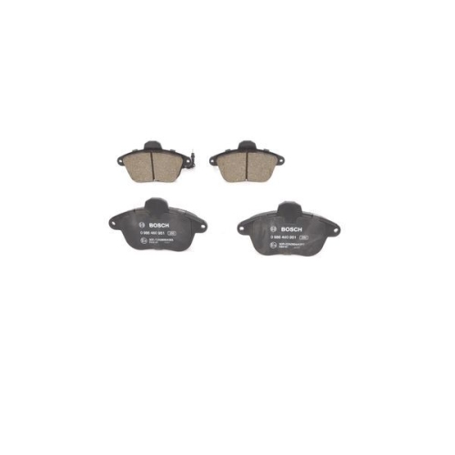 Bremsbelagsatz, Scheibenbremse BOSCH 0 986 460 951 f&uuml;r CITRO&Euml;N PEUGEOT