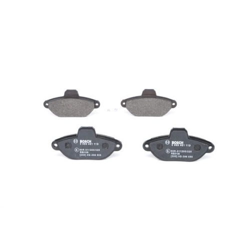 Bremsbelagsatz, Scheibenbremse BOSCH 0 986 461 119 f&uuml;r ALFA ROMEO FIAT LANCIA