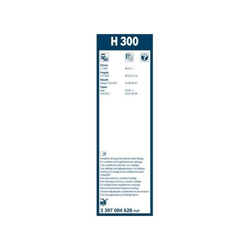 Bosch Wischblatt H300 3 397 004 628 Wischerblatt