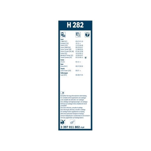 Bosch Wischblatt H282 3 397 011 802 Wischerblatt