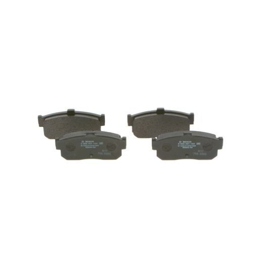 Bremsbelagsatz, Scheibenbremse BOSCH 0 986 461 144 f&uuml;r MAZDA NISSAN, Hinterachse