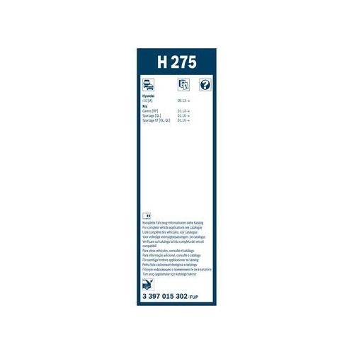 Bosch Wischblatt H275 3 397 015 302 Wischerblatt