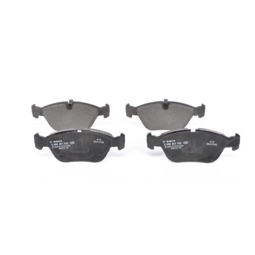 Bremsbelagsatz, Scheibenbremse BOSCH 0 986 461 752 f&uuml;r VOLVO, Vorderachse