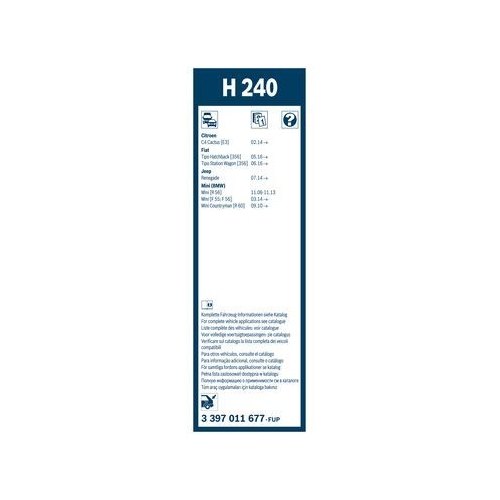 Bosch Wischblatt H240 3 397 011 677 Wischerblatt