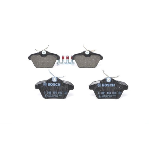 Bremsbelagsatz, Scheibenbremse BOSCH 0 986 494 020 f&uuml;r ALFA ROMEO FIAT FORD