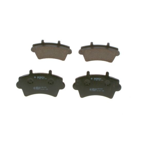Bremsbelagsatz, Scheibenbremse BOSCH 0 986 494 031 f&uuml;r NISSAN OPEL RENAULT SAAB