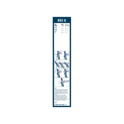 Bosch Wischblatt 651U 3 397 011 641 Wischerblatt