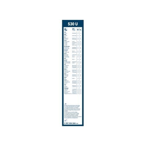 Bosch Wischblatt 530U 3 397 004 584 Wischerblatt