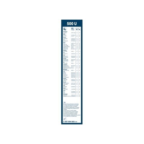 Bosch Wischblatt 500U 3 397 004 583 Wischerblatt