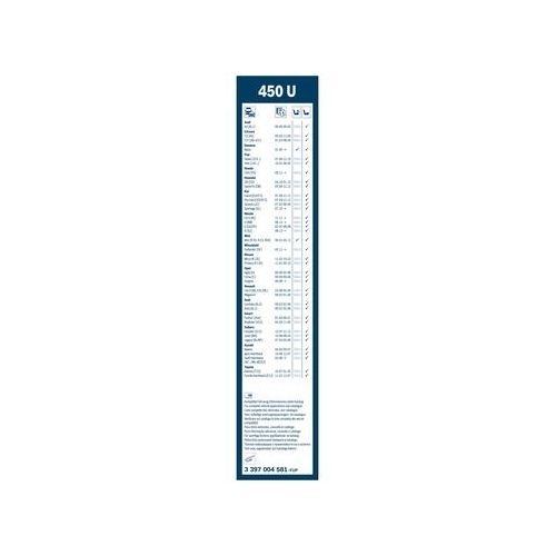 Bosch Wischblatt 450U 3 397 004 581 Wischerblatt