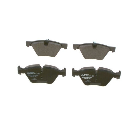 Bremsbelagsatz, Scheibenbremse BOSCH 0 986 494 117 f&uuml;r BMW, Vorderachse