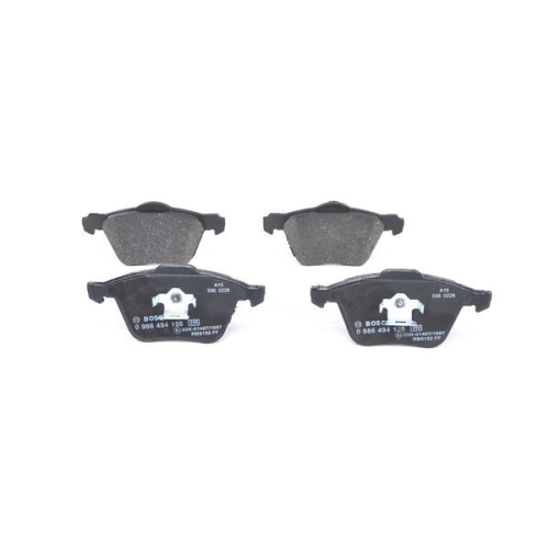 Bremsbelagsatz, Scheibenbremse BOSCH 0 986 494 158 f&uuml;r VOLVO, Vorderachse