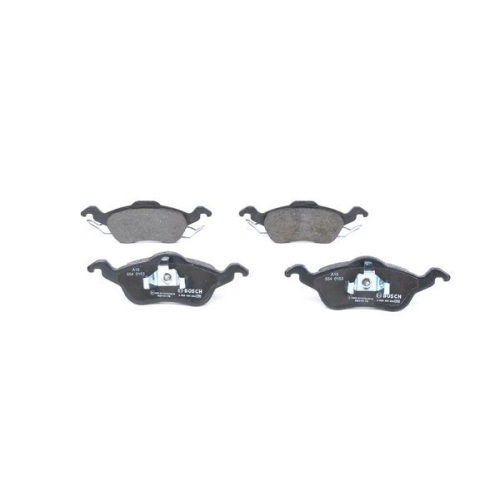 Bremsbelagsatz, Scheibenbremse BOSCH 0 986 494 284 f&uuml;r FORD, Vorderachse