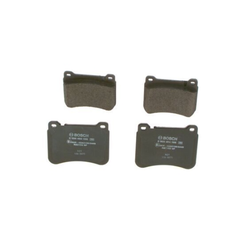 Bremsbelagsatz, Scheibenbremse BOSCH 0 986 494 166 f&uuml;r MERCEDES-BENZ