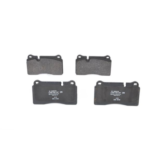 Bremsbelagsatz, Scheibenbremse BOSCH 0 986 494 207 f&uuml;r AUDI SEAT VW, Vorderachse