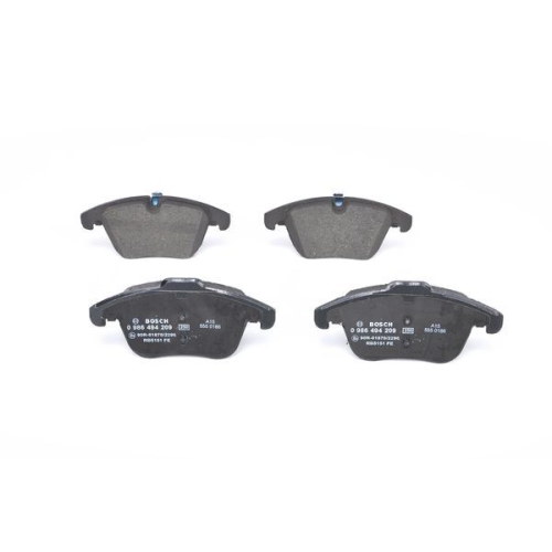 Bremsbelagsatz, Scheibenbremse BOSCH 0 986 494 209 f&uuml;r JAGUAR, Vorderachse