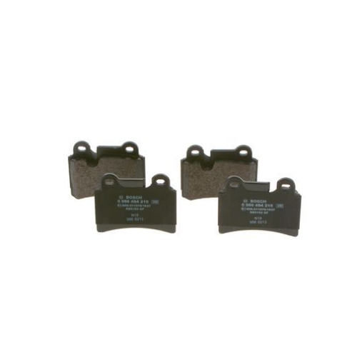 Bremsbelagsatz, Scheibenbremse BOSCH 0 986 494 210 f&uuml;r VW, Hinterachse