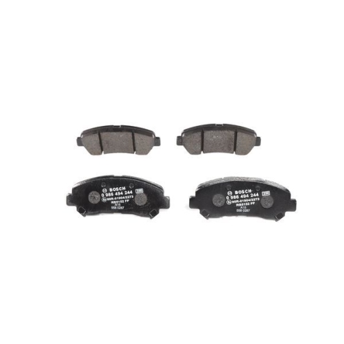 Bremsbelagsatz, Scheibenbremse BOSCH 0 986 494 244 f&uuml;r NISSAN, Vorderachse