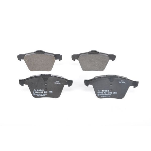 Bremsbelagsatz, Scheibenbremse BOSCH 0 986 494 245 f&uuml;r FORD VOLVO, Vorderachse