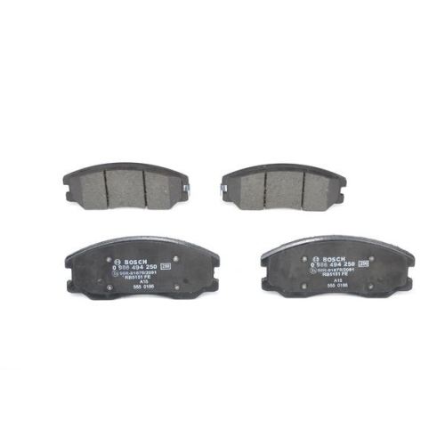 Bremsbelagsatz, Scheibenbremse BOSCH 0 986 494 250 f&uuml;r OPEL SAAB VAUXHALL HOLDEN