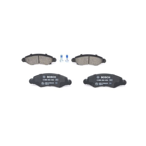 Bremsbelagsatz, Scheibenbremse BOSCH 0 986 494 458 f&uuml;r OPEL SAAB SUZUKI VAUXHALL