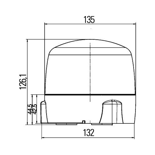 Rundumkennleuchte HELLA 2RL 010 979-021 f&uuml;r SCANIA