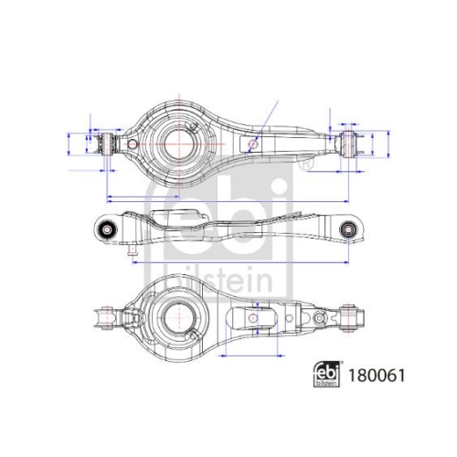 Lenker, Radaufh&auml;ngung FEBI BILSTEIN 180061 f&uuml;r FORD FORD MOTOR COMPANY