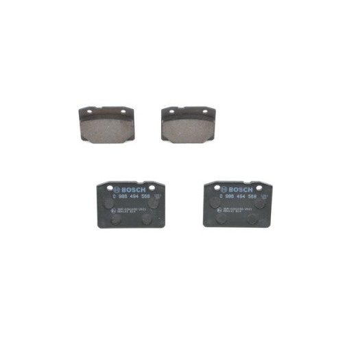 Bremsbelagsatz, Scheibenbremse BOSCH 0 986 494 568 f&uuml;r FIAT LADA, Vorderachse