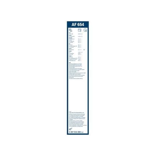 Bosch Wischblattsatz AF654 3 397 014 490 Wischerblatt