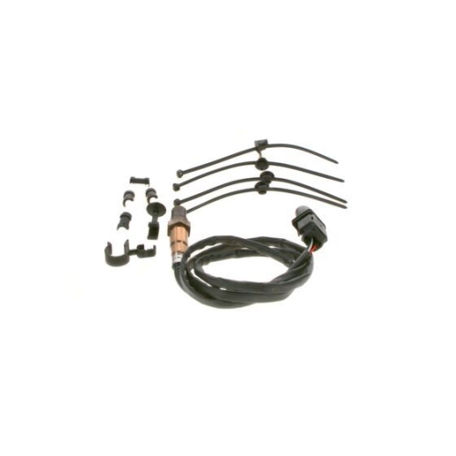 Lambdasonde BOSCH 0 258 017 180 f&uuml;r AUDI SEAT VW BENTLEY, hinten, links