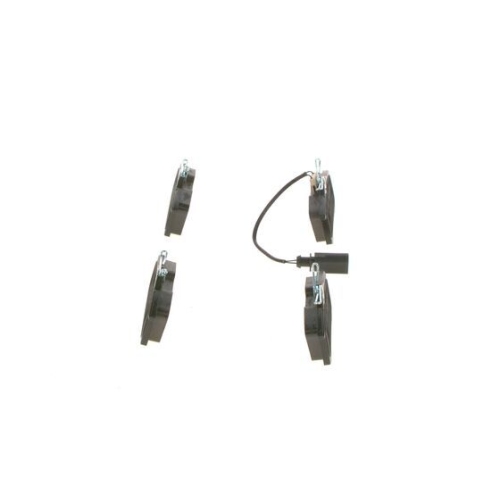 Bremsbelagsatz, Scheibenbremse BOSCH 0 986 494 025 f&uuml;r FORD SEAT VW, Hinterachse