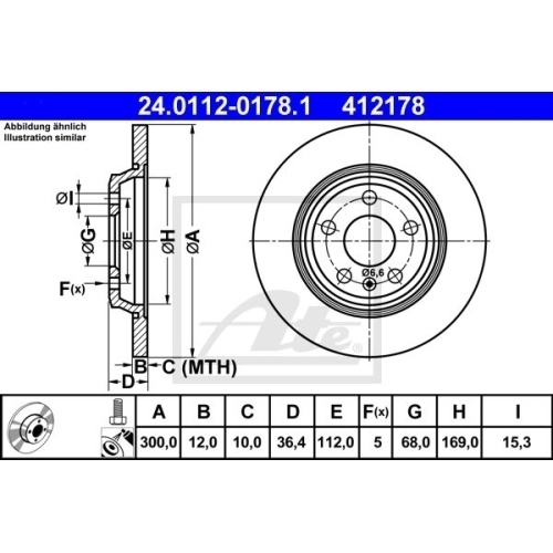 ATE Bremsenset vorne + hinten Bremsscheiben + Bremsbel&auml;ge AUDI Q5