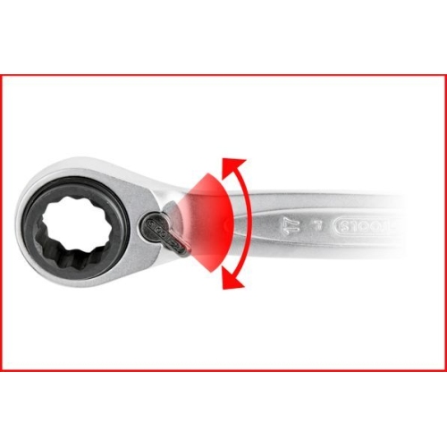 Ratschen-Doppelringschl&uuml;ssel KS TOOLS 503.4565