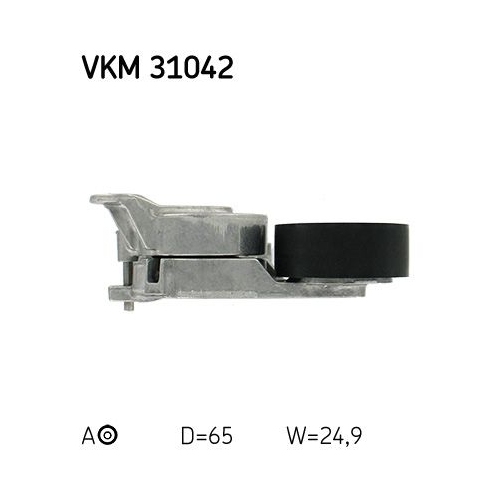 Spannrolle, Keilrippenriemen SKF VKM 31042 f&uuml;r AUDI SEAT SKODA VW, links oben