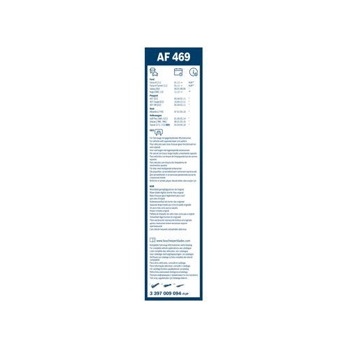 Bosch Wischblattsatz AF469 3 397 009 094 Wischerblatt